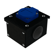 Коробка коммутационная проходная без профиля CB M01